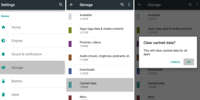 Cara Menghapus Cache Di Android Sampai Bersih