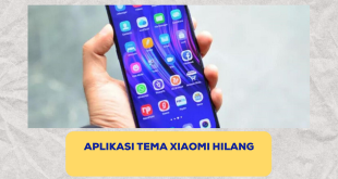 Aplikasi tema Xiaomi hilang