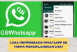 Cara memperbarui Whatsapp GB tanpa menghilangkan chat