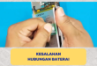 kesalahan hubungan baterai